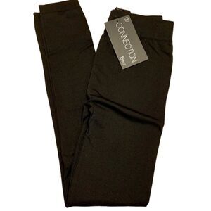 NWT Connection 18 Polyester/Spandex Seamless Black Leggings S